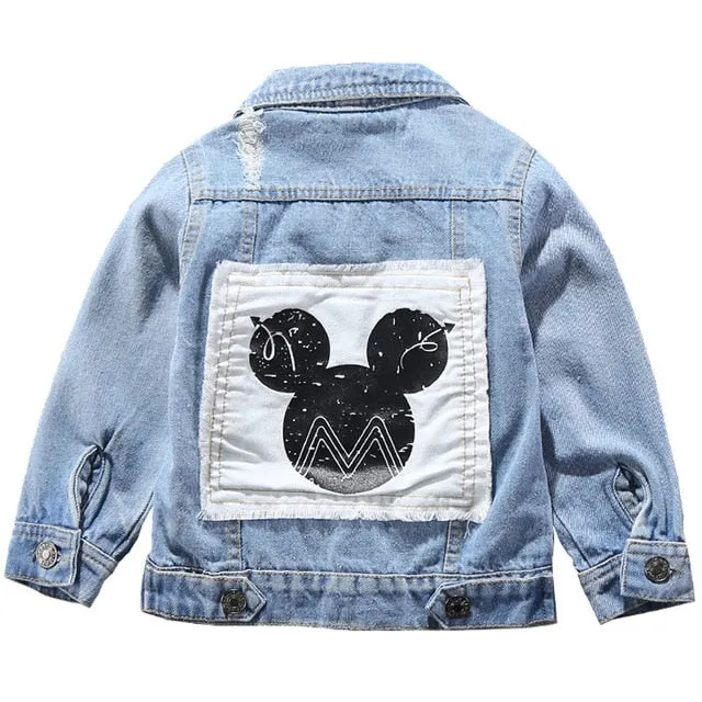 Mickey Denim Jacket For Boys