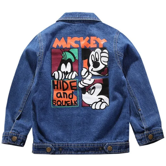 Mickey Denim Jacket For Boys