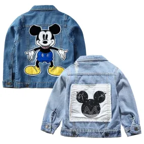 Mickey Denim Jacket For Boys