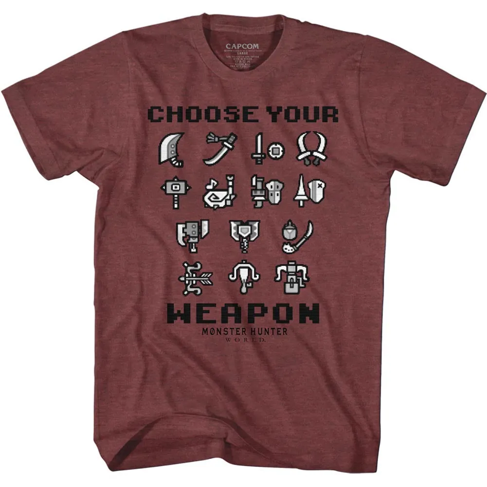 Monster Hunter Choose Your Weapon Men's T-Shirt