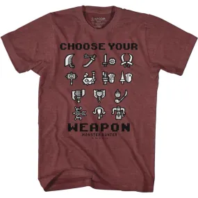 Monster Hunter Choose Your Weapon Men's T-Shirt