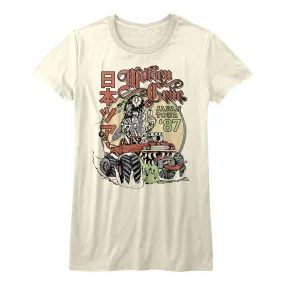 Motley Crue Japan Tour Women's Juniors T-Shirt