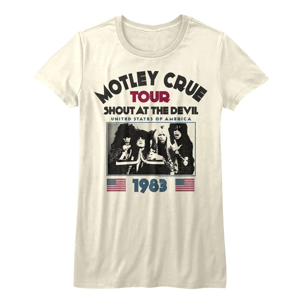 Motley Crue Satd83 J Women's Juniors T-Shirt