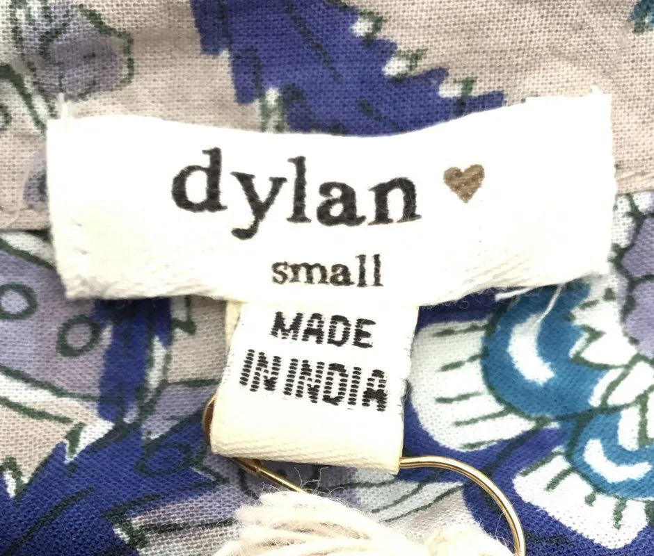 NWT Dylan Women's Blue Floral Flare Skirt - Size S