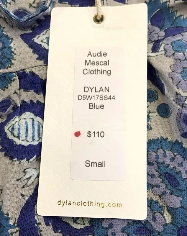 NWT Dylan Women's Blue Floral Flare Skirt - Size S