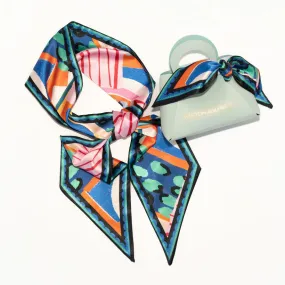 Over The Rainbow Twilly Accessory Scarf - Blue Purse