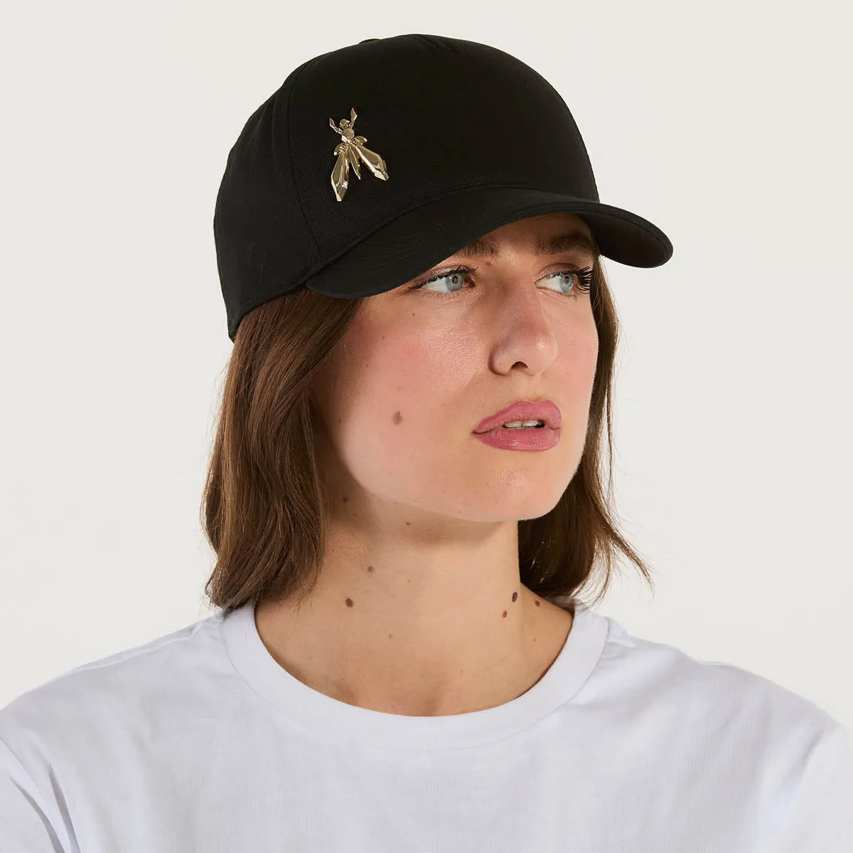 Patrizia Pepe baseball cap fly in cotone nero