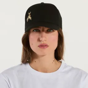 Patrizia Pepe baseball cap fly in cotone nero