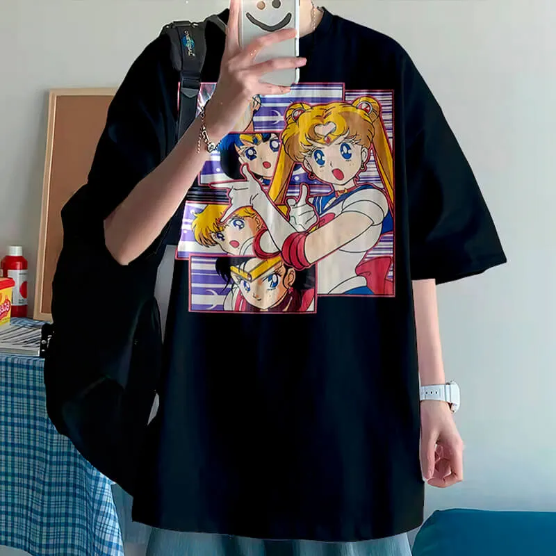 Sailor Moon Team Aesthetic T-Shirt