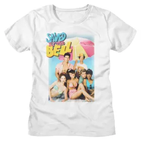 Saved By The Bell Faded Beachy Women's T-Shirt
