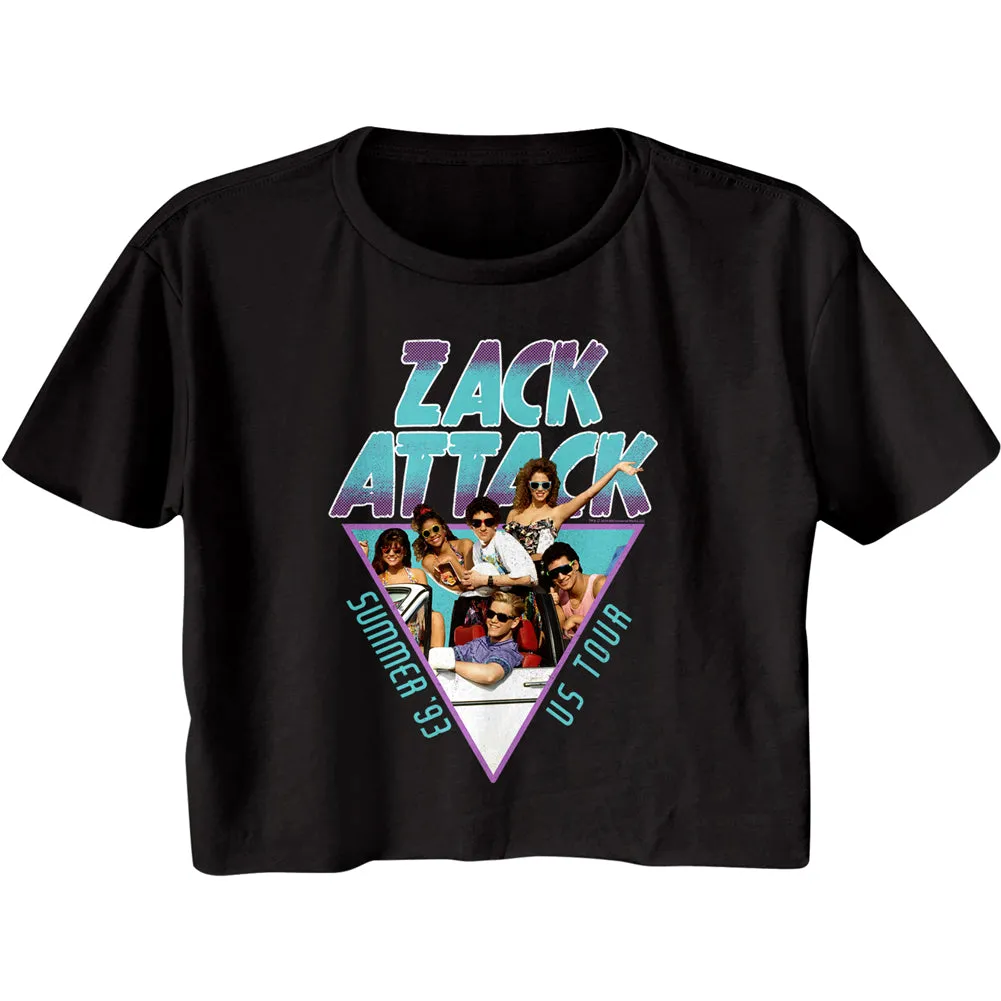 Saved By The Bell Summer Tour 93 Women's Festival Cali Crop