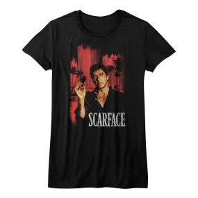 Scarface Red Cityscape Women's T-Shirt