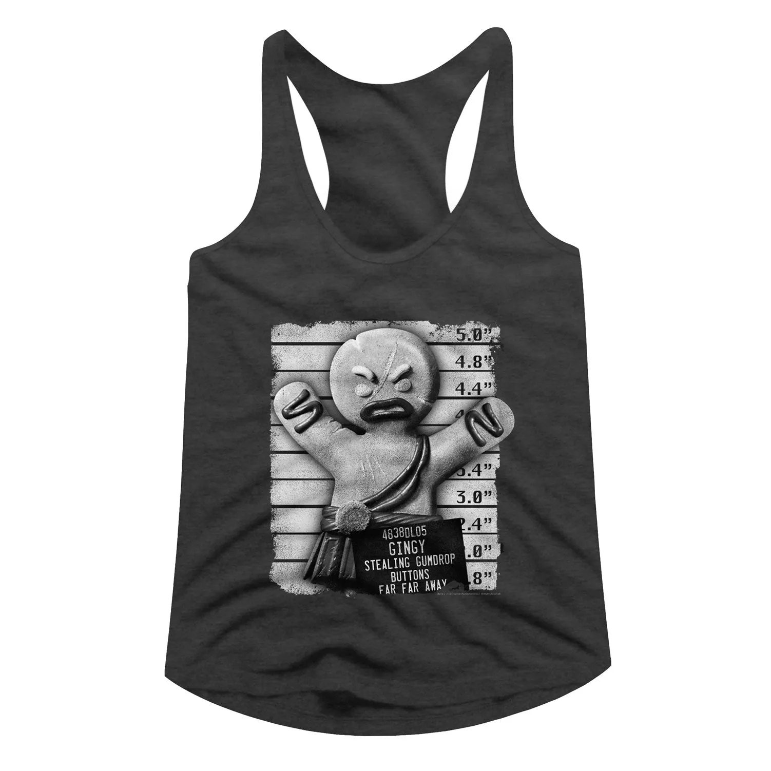 Shrek Gingy Mugshot Women's Racerback