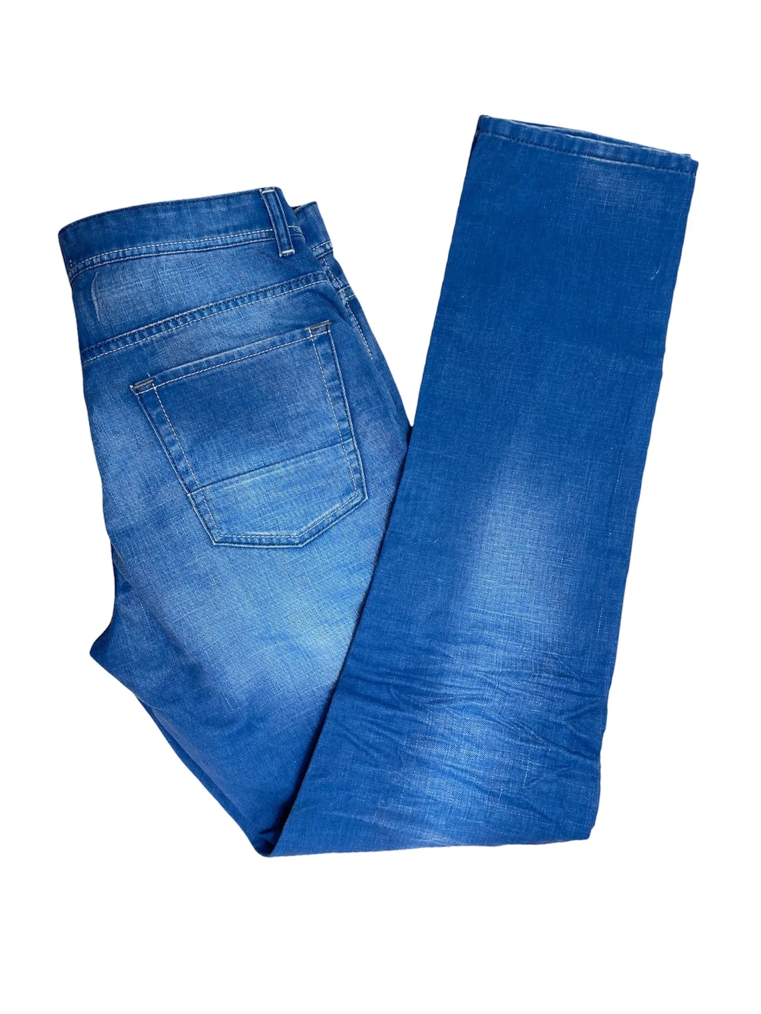 Slim Fit Mens Denim Blue Jeans 32x33