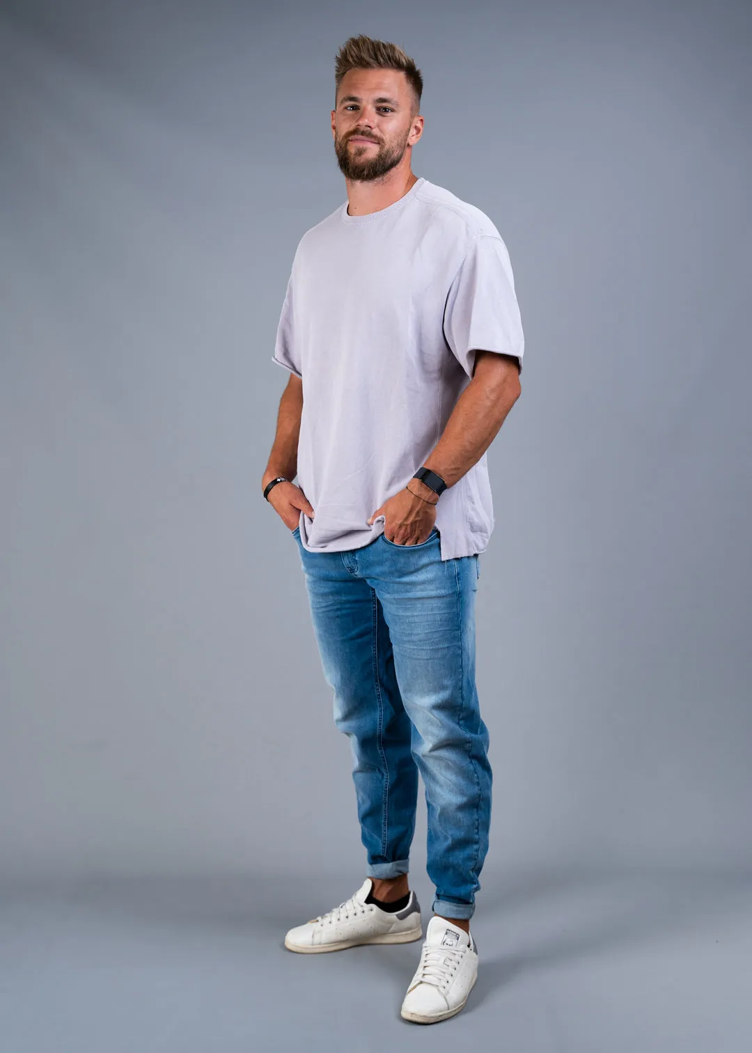 SLIM FIT MEN'S JEANS - ICE BLUE