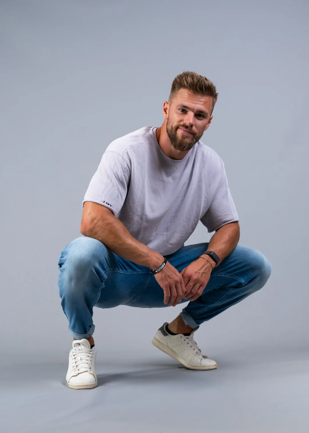 SLIM FIT MEN'S JEANS - ICE BLUE