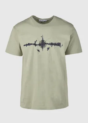 STONE ISLAND: LOGO SS TEE  [MINT GREEN]