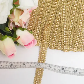 Stonework Zari Gold Lace Braided Trim By The Meter