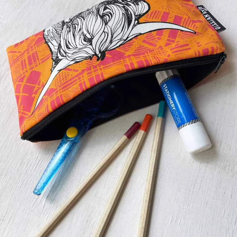 Tartan Cow Accessories Pouch