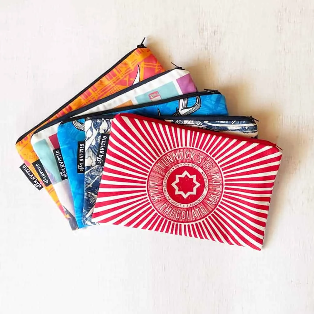Tartan Cow Accessories Pouch