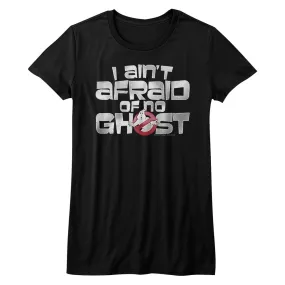 The Real Ghostbusters Ain'T Afraid Women's T-Shirt