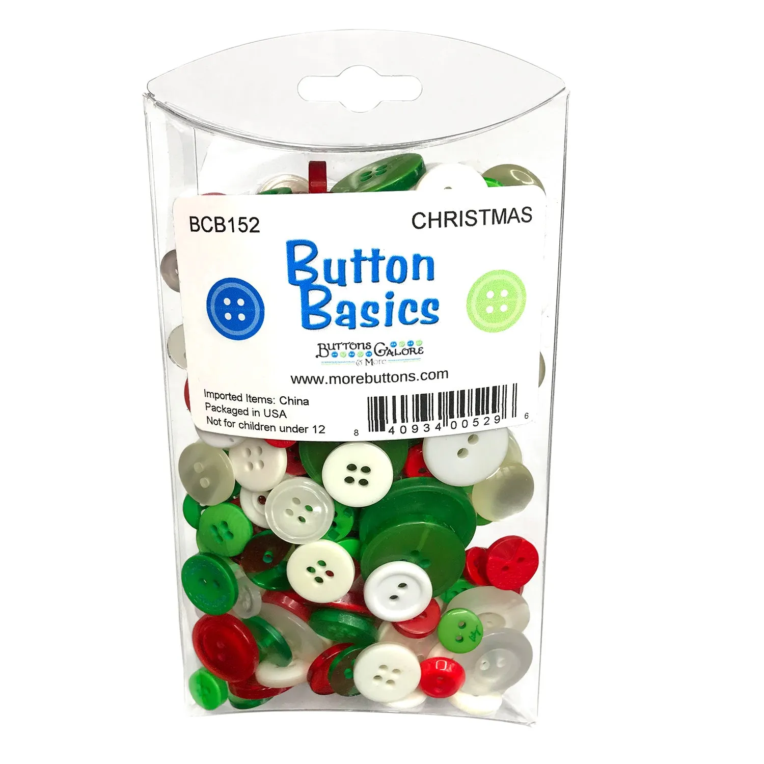 Traditional Christmas Buttons