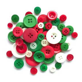 Traditional Christmas Buttons