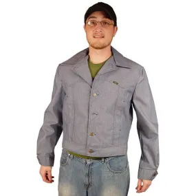Vintage Mens Denim Workwear Jacket Lee Riders 46 Chest 1970S Never Worn