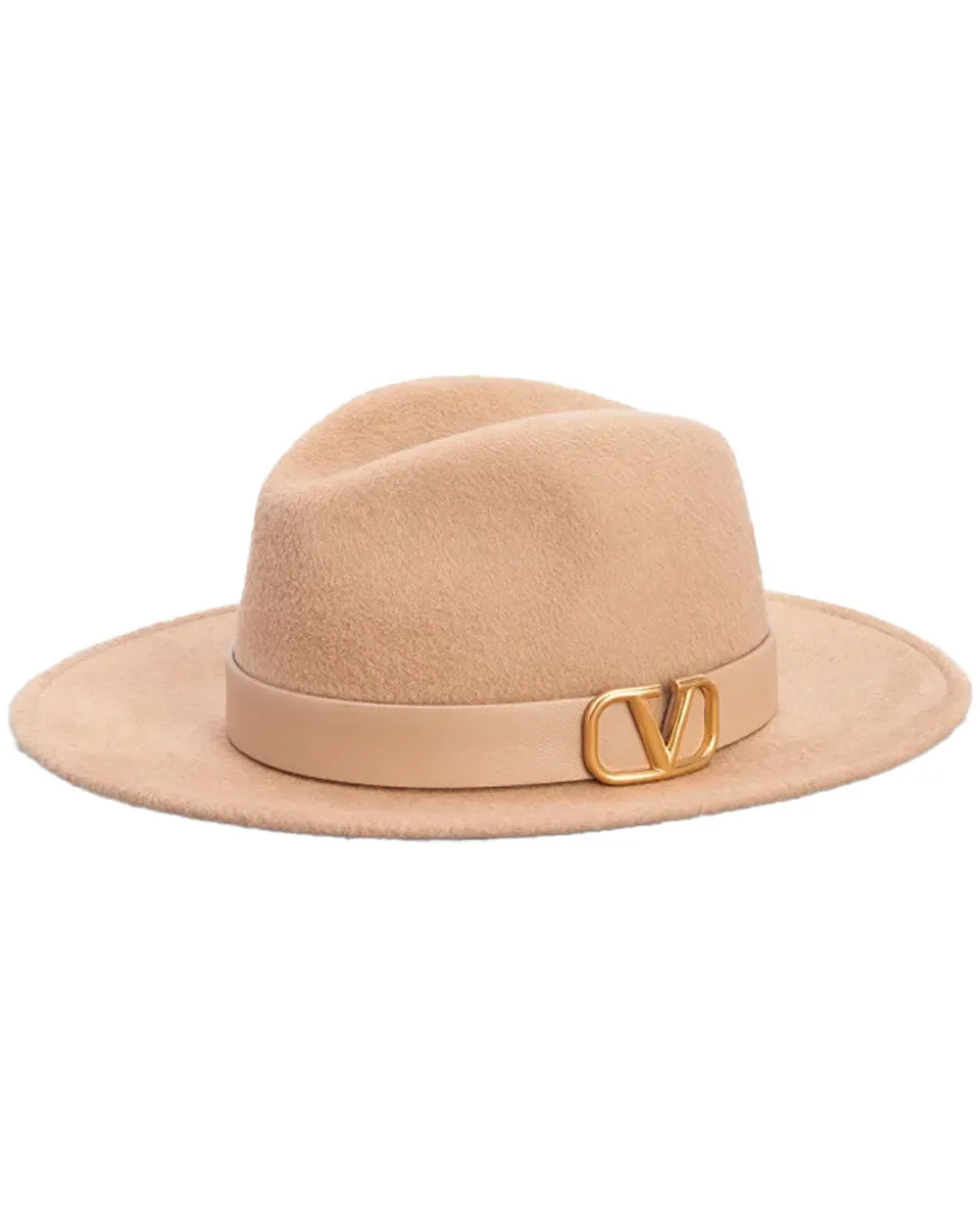 VLOGO Signature Fedora in Cammello