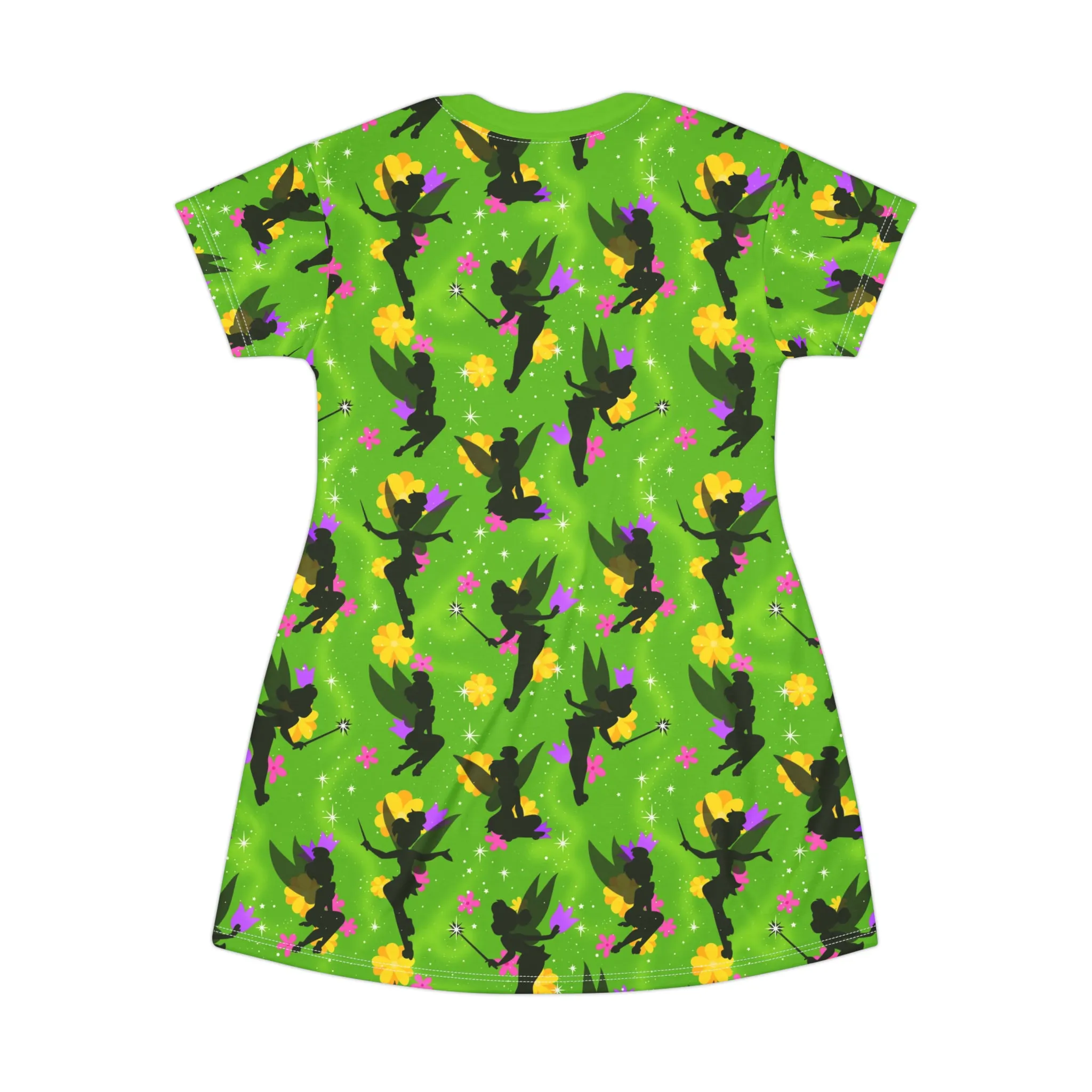 Whimsical Fairies T-Shirt Dress
