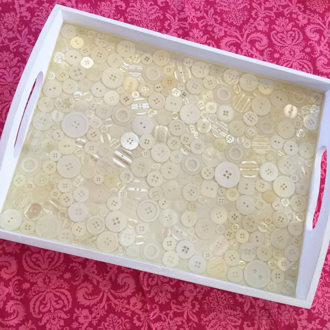 White Wash Buttons