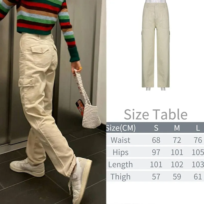 Wjczt Tawnie Printed Baggy Y2K Jeans Women's Low Waist jeans Autumn Winter Oversize Wide Leg Baggy Pants Casual Cargo Trousers