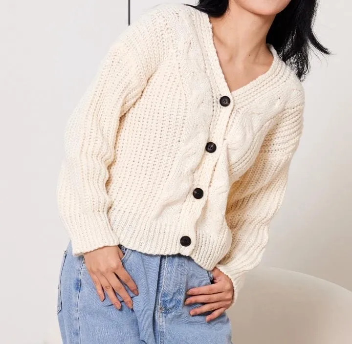 Women Loose Casual V-neck Short Outerwear   323764