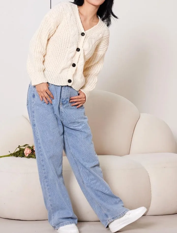 Women Loose Casual V-neck Short Outerwear   323764